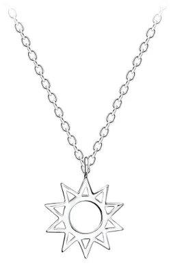 Produktbild von Kette Sonne Silber 925 Halskette