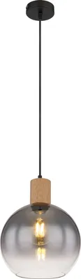 Produktbild von Globo Lighting Hängeleuchte Metall schwarz matt, 1x E27