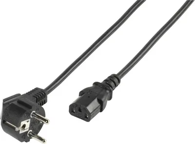 Produktbild von Kaltgerätekabel 3pol. IEC Stecker, 3m (45545)
