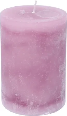 Produktbild von Stumpenkerze durchgefärbt rosenholz 10 x Ø 7 cm