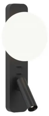 Produktbild von Astro Zeppo Reader 1176009 Wandlampe, LED-Leseleuchte, matt schwarz, schwenkbarer Arm, modernes Design