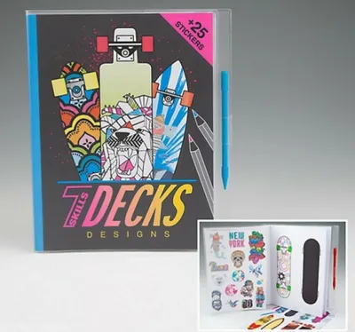 Produktbild von Depesche 7 Skills Decks Designs Malbuch