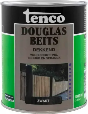 Produktbild von Douglasbeize deckend schwarz 1l Farbe/Lasur Tenco