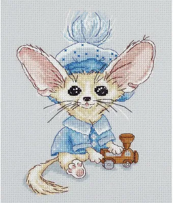Immagine prodotto di Set da ricamo a punto croce Klart "Babyboy Fenya" 17x22cm