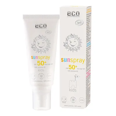 Produktbild von Eco cosmetics Eco Sonnenfluid LSF 50+ Kids sehr hoher Lichtschutz Bio 100ml