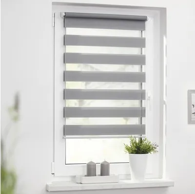 Obrázek produktu pro Lichtblick Duo roletová svorka, bez vrtání Šedá, 150 cm, 80 cm x 150 cm (š x d)