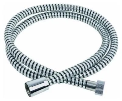 Immagine prodotto di Schläfer 807490 | Flessibile Doccia 1,50 metri Connessione Universale G 1/2" Tubo Flessibile Doccia 150 cm in Plastica, Flessibile Metaflex Argento, Tubo Spiro-Flex, Ottima Resistenza Antipiega