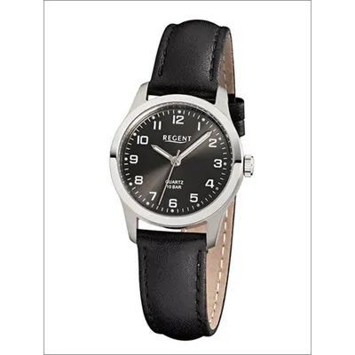 Produktbild von Regent F-900 7990.90.15 Damen-Armbanduhr, Leder-Armband