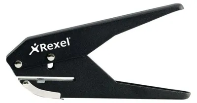Produktbild von Rexel Einfach-Handlocher, 30 Blätter, Schwarz, Metall, 146 mm, 56 mm, 19 mm