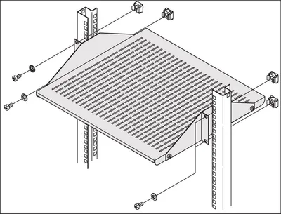 Image de SCHROFF 20119257 Support de module 19 pouces 1 pce