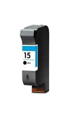 Image de Cartouche d'encre compatible avec HP 15 noir - C6615DE pour DeskJet 3810, 3816, 3820, 3822, 810, 812, 816, 817, 825, 825, 840, 841, 842, 843...