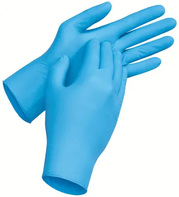 Image de gant à usage unique uvex u-fit bleu Taille : S 100 pièces