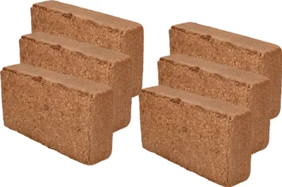 Produktbild von KOTARBAU® Natürlich & Torffrei Kokoserde Kokoseinstreu 6 x 650 g - 42 Liter Blumenerde aus Kokosfaser