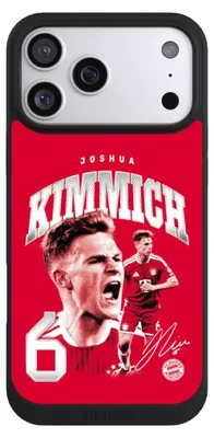 Produktbild von NIVOCASE Handyhülle für Apple iPhone 17 Pro Max Hülle NIVOpure Case Schwarz FC Bayern München FCB Joshua Kimmich