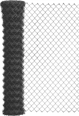 Produktbild von Alberts Maschendraht Geflecht, Höhe 150 cm, Länge 15 m, anthrazit, Viereckgeflecht Maschen 60 x 60 mm, Draht  2,6 mm