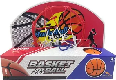 Obrázok produktu pre Basketbalový kôš s loptou 9 cm