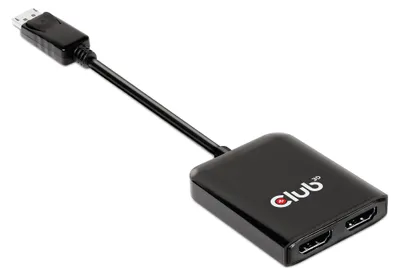 Produktbild von CLUB3D CSV-7200H, DisplayPort, 2x HDMI, Meets ROHS, FCC, and CE EMI requirements, 5 g, 28 g, 8473 3020