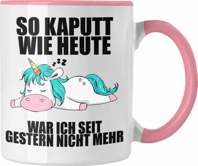 Produktbild von Trendation - Lustige Tassen mit Sprüchen Arbeitskollege Geschenk Kollege Mitarbeiter Geschenkidee (Rosa)