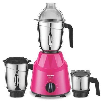 Mixer Grinder 750W, 3 Edelstahl-Behälter, 1,5L + 1L + 0,4L