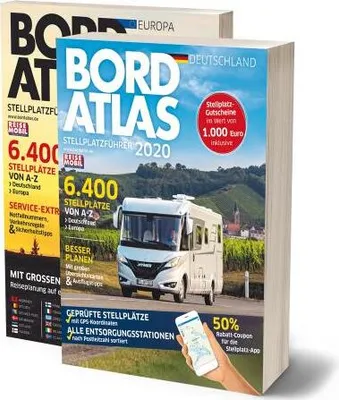 Produktbild von Bordatlas Stellplatzführer 2020: Deutschland und Europa