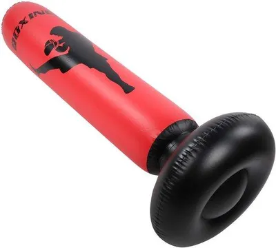 Image de Support d'entraînement pour la boxe, pour adultes/enfants - 170 cm - PVC - Sac de frappe avec stabilisateur