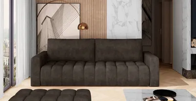 Produktbild von Lazaro Schlafsofa 247x97 cm Beige (Kunstleder)