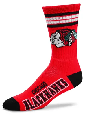 Produktbild von For Bare Feet NHL Socken - Stripe Deuce Chicago Blackhawks