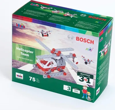 Immagine prodotto di Set di costruzioni Theo Klein Bosch 3 in 1 Helicopter Team
