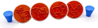 Immagine prodotto di EDUPLAY 220-037 Timbro fattoria, multicolore, 6 pezzi (1 set)