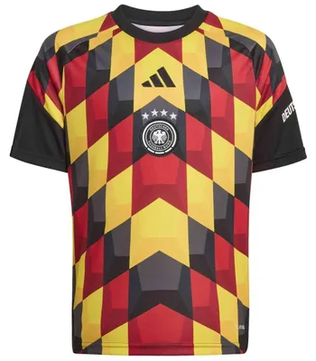 Produktbild von Trikot Adidas Germany 26 Home Pre Match Kids Jersey "Black / Team Yellow" für Kinder