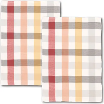 Produktbild von Dyckhoff Geschirrtücher Multi Dry Premium rot 50 x 70 cm, 2 St.