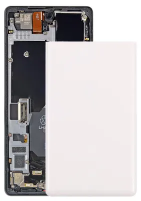 Immagine prodotto di Per Google Pixel 6 Pro Bianco Coperchio della batteria Parte di ricambio coperchio posteriore batteria