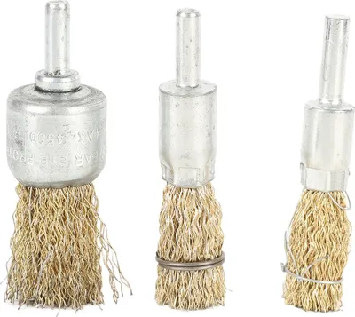Produktbild von 3PCS Drahtbürste Rad Bohrer Bürste Set grob gewellten Draht Rad für Bohrer Attachment