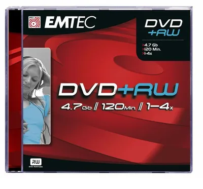 Produktbild von Emtec ECOVPRW47104CB, DVD+RW, Tortenschachtel, 10 Stück(e), 4,7 GB