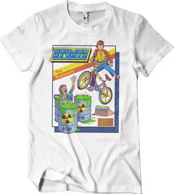 Produktbild von Stunts For Beginners T-Shirt - Large - White