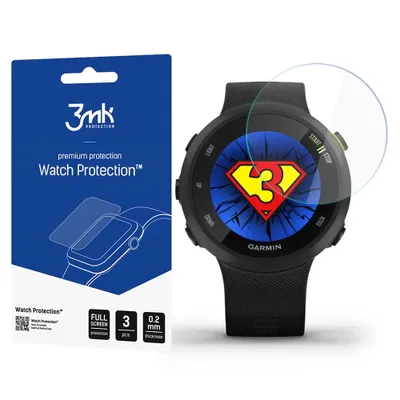 Produktbild von 3mk Display Hybridglas Watch Protection für Garmin Forerunner 45 0,2mm (3 Stück)