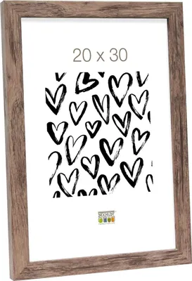 Produktbild von Holzrahmen S45R Blockleiste 10x15 cm braun