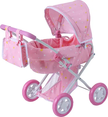 Obrázek produktu pro Olivia's Little World Twinkle Stars Deluxe Kočárek pro panenky růžový OL-00011