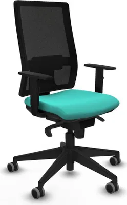 Image de Chaise de bureau Piqueras y Crespo 1D066G0 turquoise