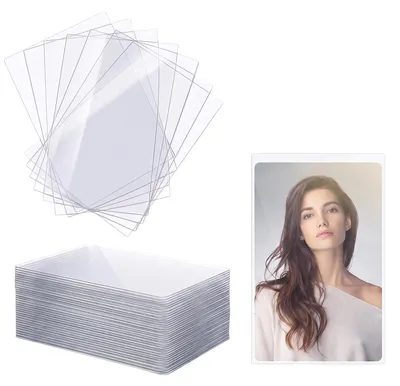 600 transparente Kartenhüllen 58 x 89 mm für Sammelkarten