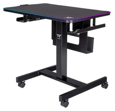 Zdjęcie produktu dla Thermaltake CYCLEDESK 100 - Prosty - Prostokątny kształt - Panele MDF - Żelazo - Gaming - Czarny