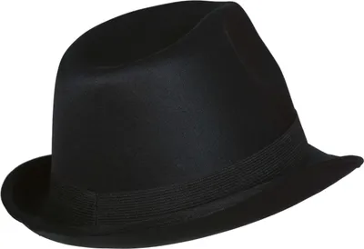 Immagine prodotto di Cappello Gangster Retro Bianco anni '20 Fedora Costume Accessorio, Colore: Nero