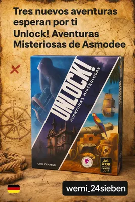 Produktbild von Unlock Aventuras Misteriosas Asmodee Escape Room Spiel Spanisch Originalversion