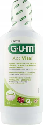 Produktbild von Sunstar GUM ActiVital Mundspülung 6060, 500 ml - Lange Haltbarkeit!