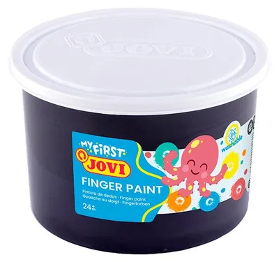Obrázek produktu pro Prstová barva JOVI v kelímku 500 ml - modrá