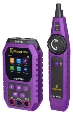 Productafbeelding van Ermenrich kabeltester met multimeter, Ermenrich Ping SM75