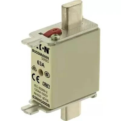 Immagine prodotto di Eaton 63NHG000B Collegamento fusibile Dimensione fusibile = 0 63 A 500 V/AC (63NHG000B)