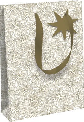 Produktbild von Clairefontaine Weihnachts-Geschenktüte "Noel des Sables" mittel