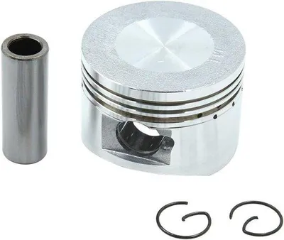 Image de Jeu de pistons 52 mm argentés pour moto