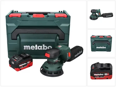 Immagine prodotto di Metabo SXA 18 LTX 125 BL Levigatrice eccentrica a batteria 18 V 125 mm Brushless + 1x batteria 8,0 Ah + metaBOX - senza caricabatterie